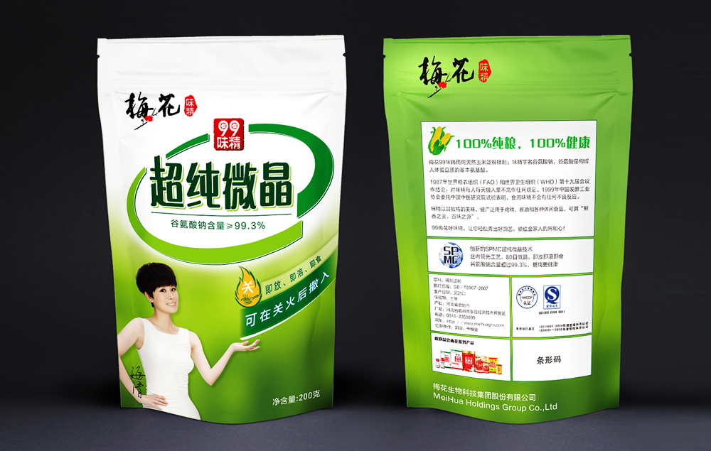 食品包裝設(shè)計(jì)|味精包裝設(shè)計(jì)-梅花生物科技集團(tuán)公司產(chǎn)品包裝策劃